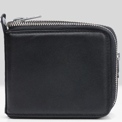 Leather Mens Cool billfold Zipper Wallets Men Small Wallets Bifold for Men