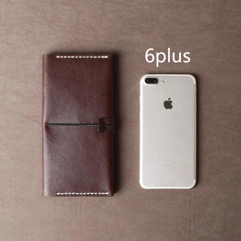 Leather Mens Cool Long Leather Wallet Phone Clutch Wallet for Men