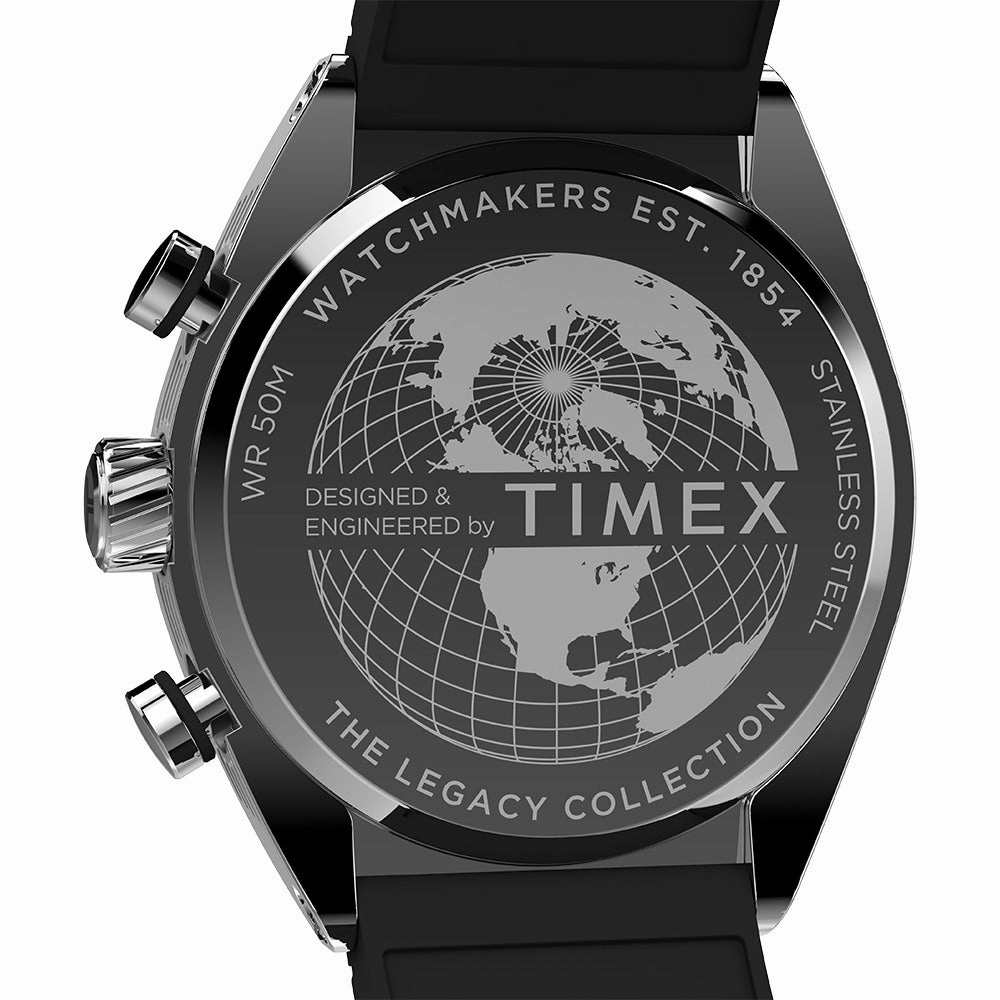 Legacy Tonneau Chronograph 42mm Rubber Band