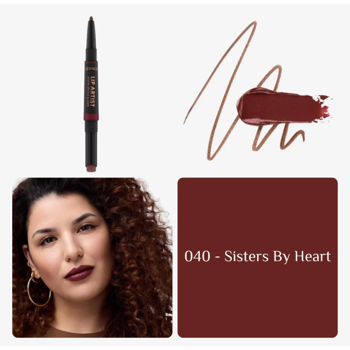 Lip Artist Matte Lipstick & Liner