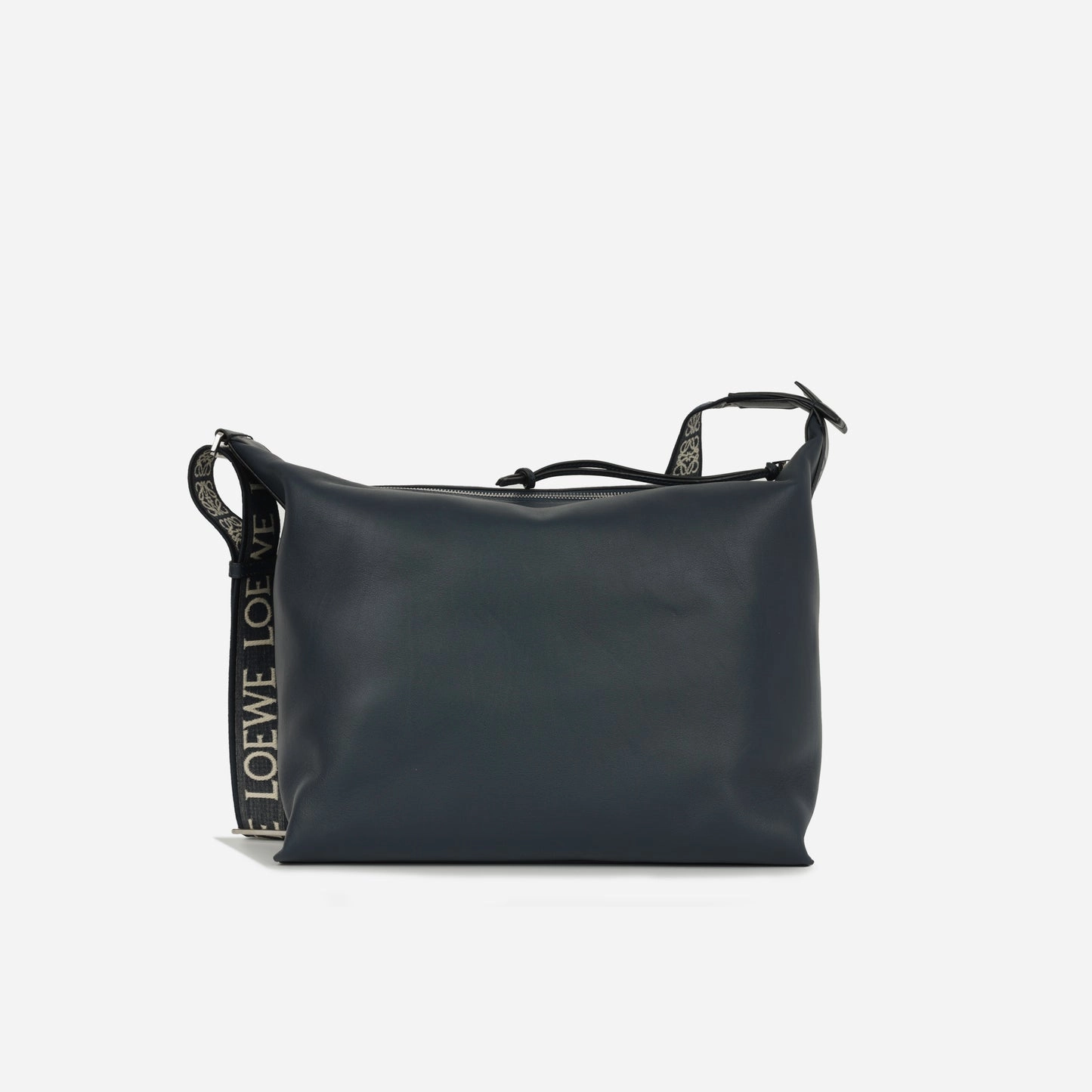 Loewe Loewe - Cubi Crossbody - Navy Blue Calfskin SHW - Pre-Loved