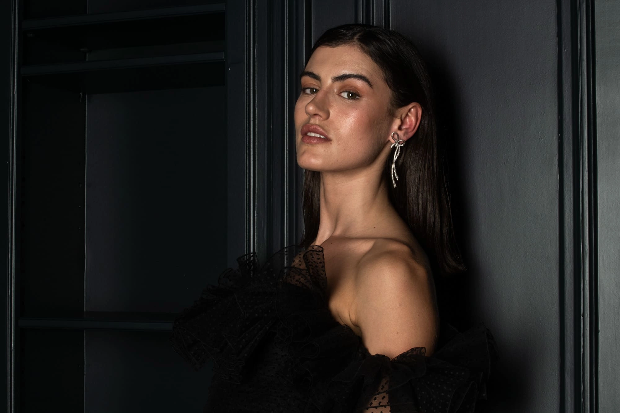 Long Bow Earrings