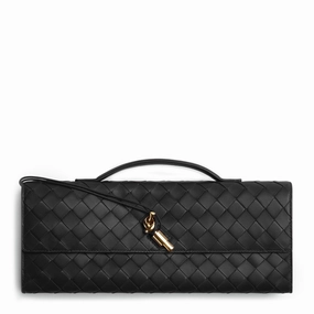 Long Clutch Andiamo Top Handle, Black