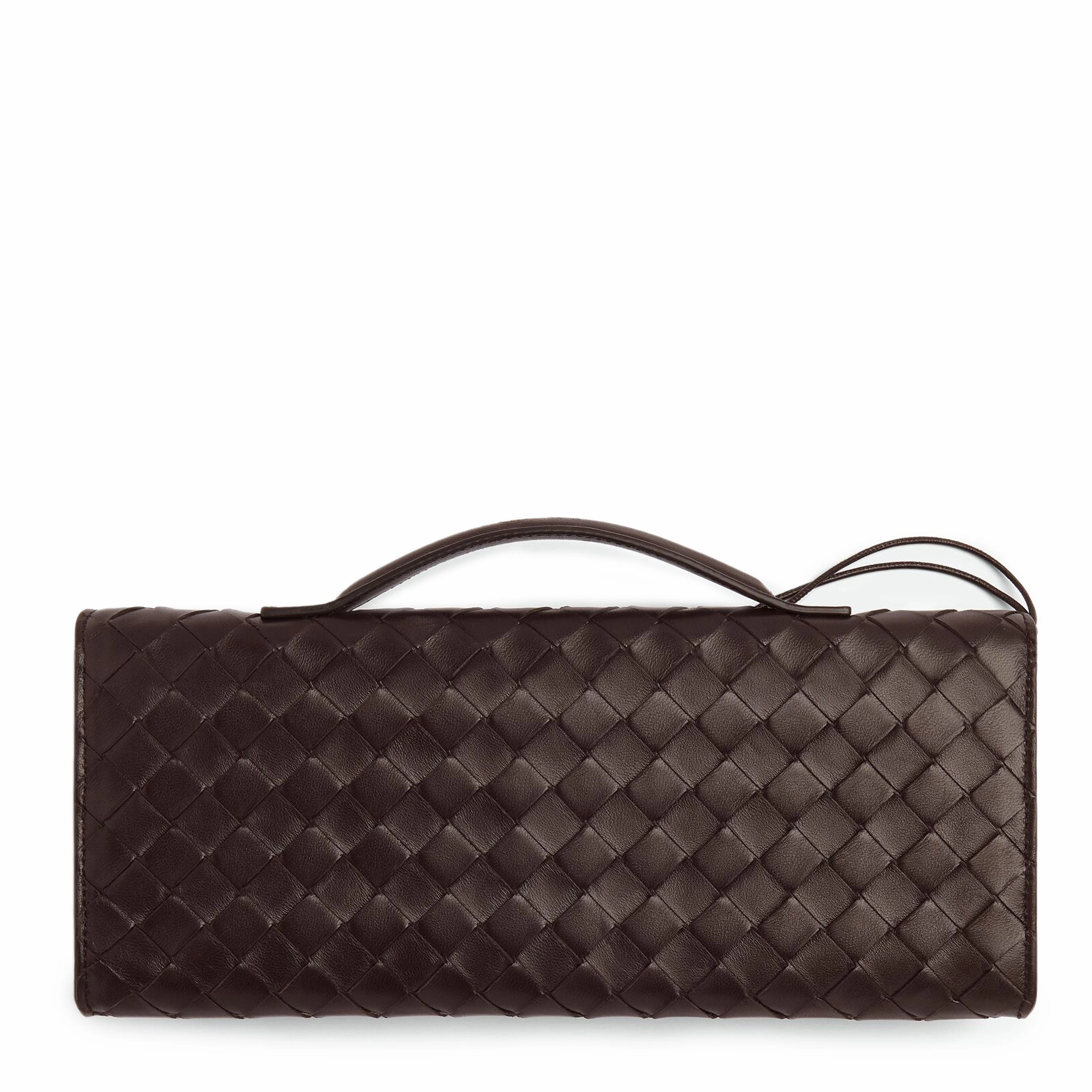 Long Clutch Andiamo Top Handle, Fondant