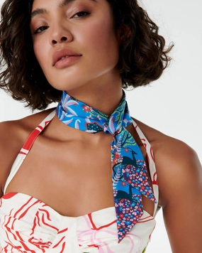 Long Twilly Scarf in Louis Barth??lemy Print