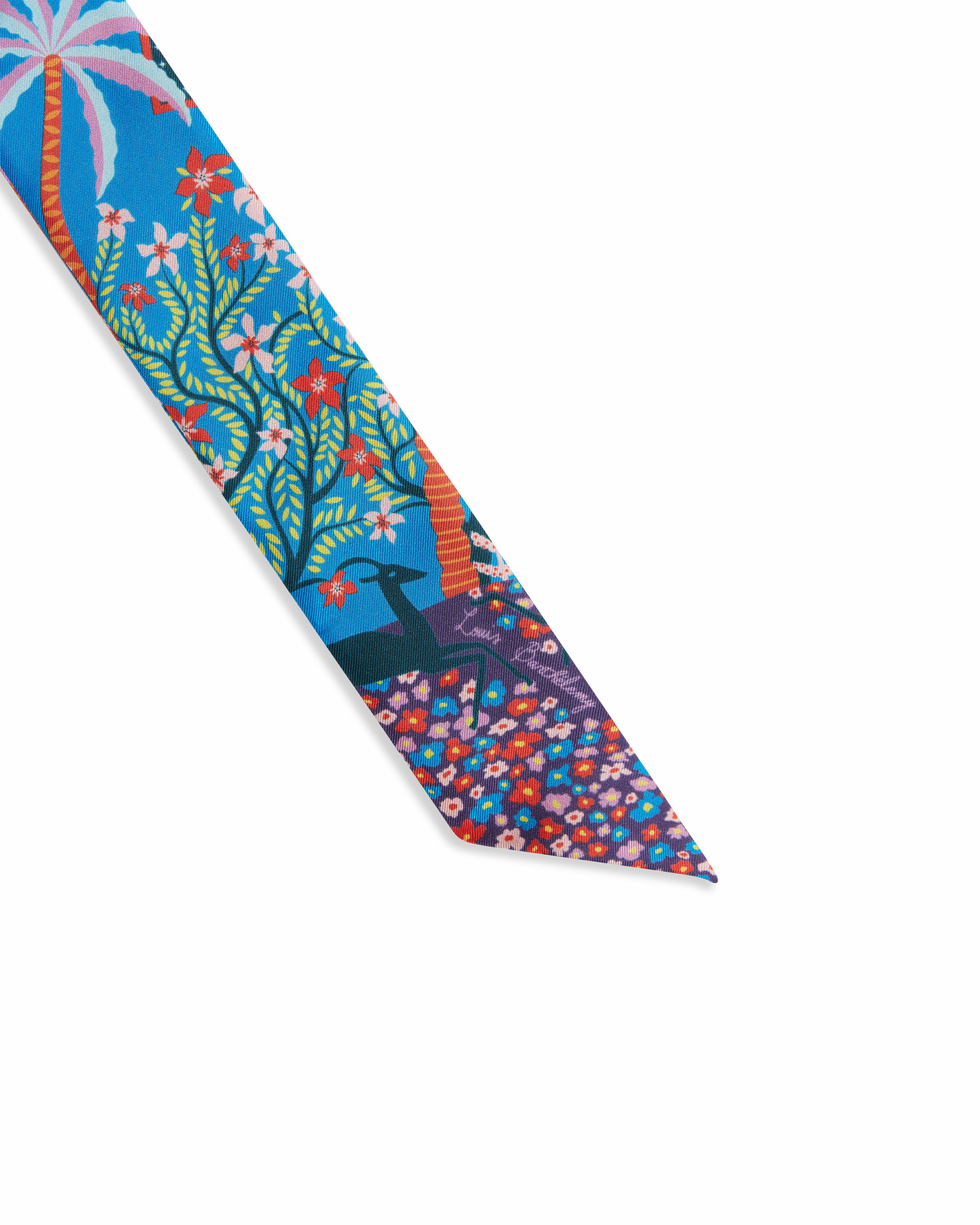 Long Twilly Scarf in Louis Barth??lemy Print