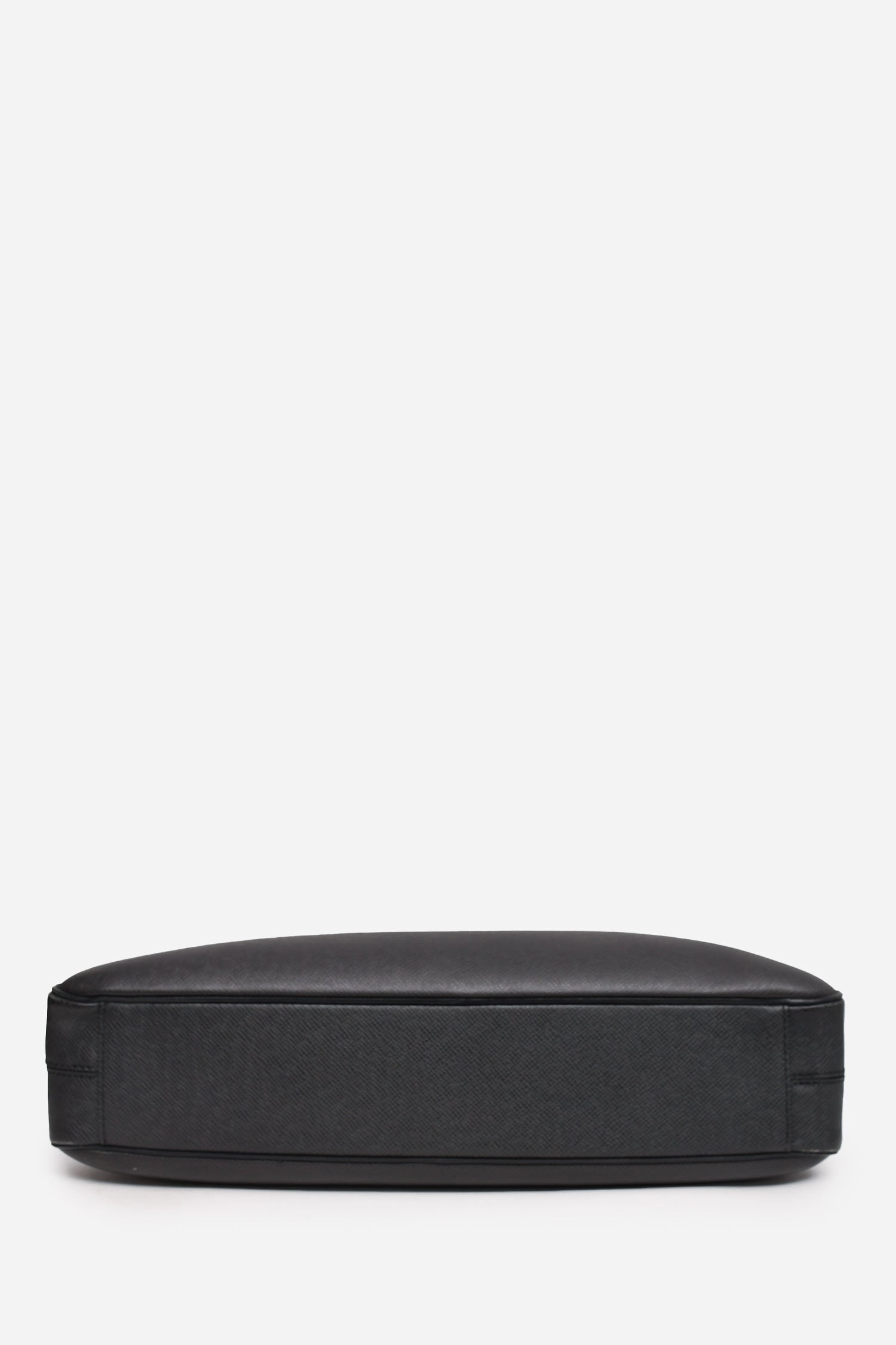 Louis Vuitton 2014 Black Leather Briefcase with Strap