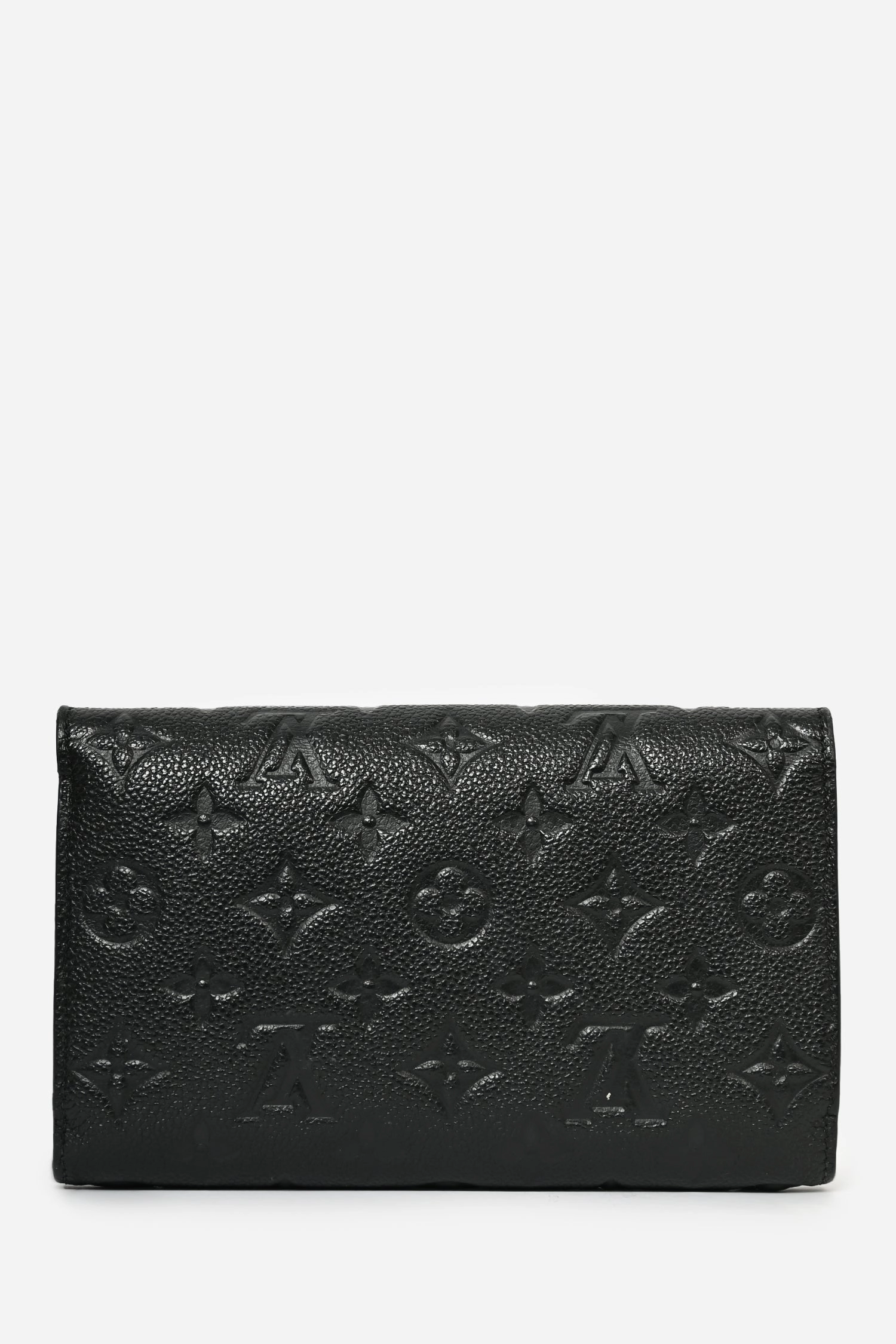 Louis Vuitton 2019 Black Empreinte Leather 'Vavin' Wallet on Chain Bag