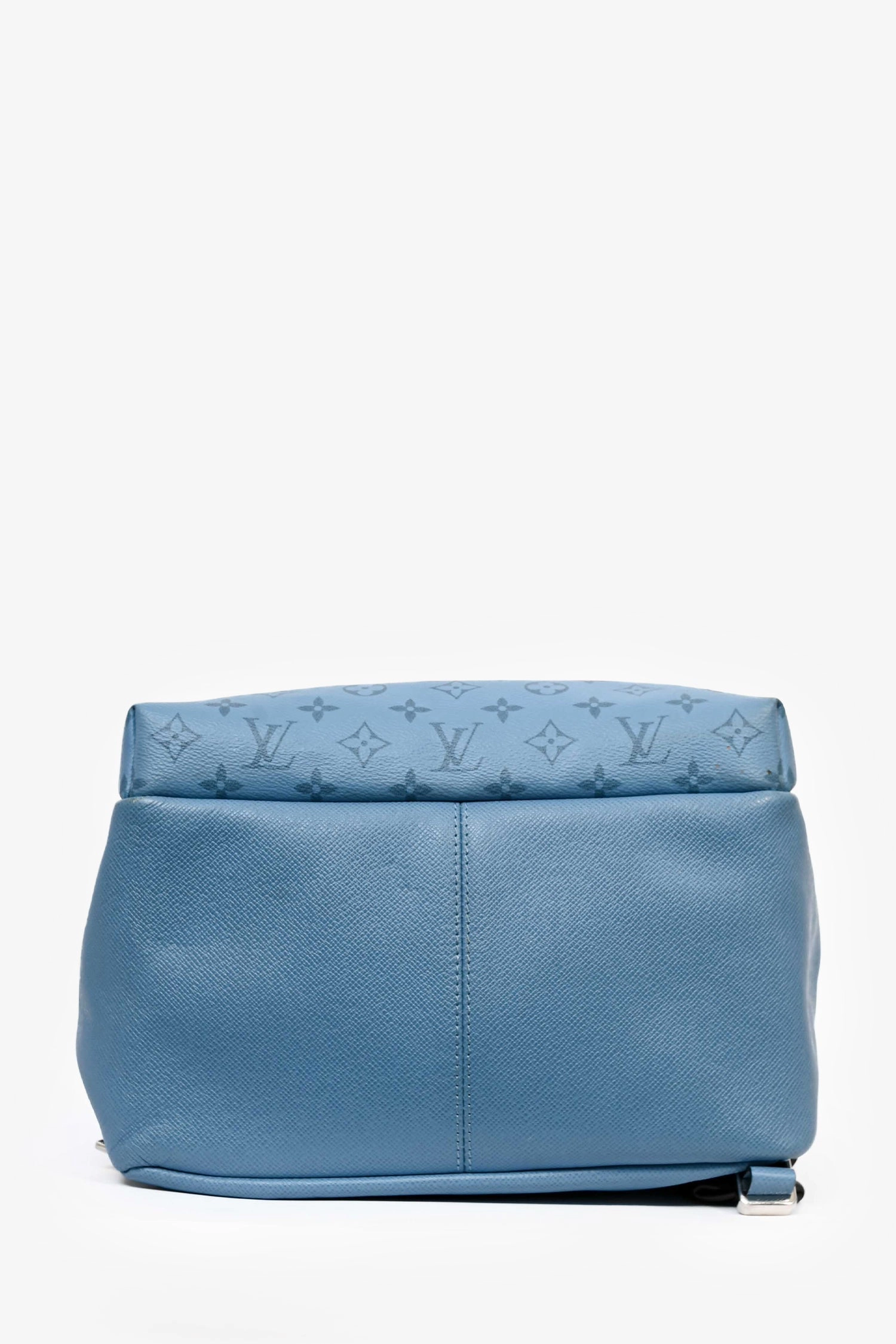 Louis Vuitton Blue Leather Monogram Discovery PM Backpack (As Is)