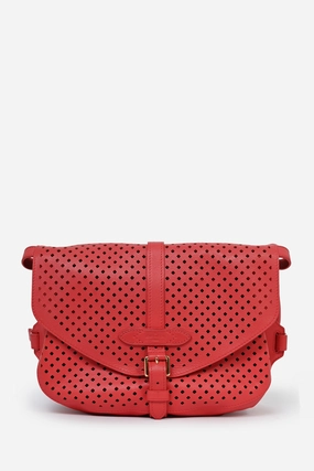Louis Vuitton Coral Coppola Flore Perforated Saumur Messenger Bag