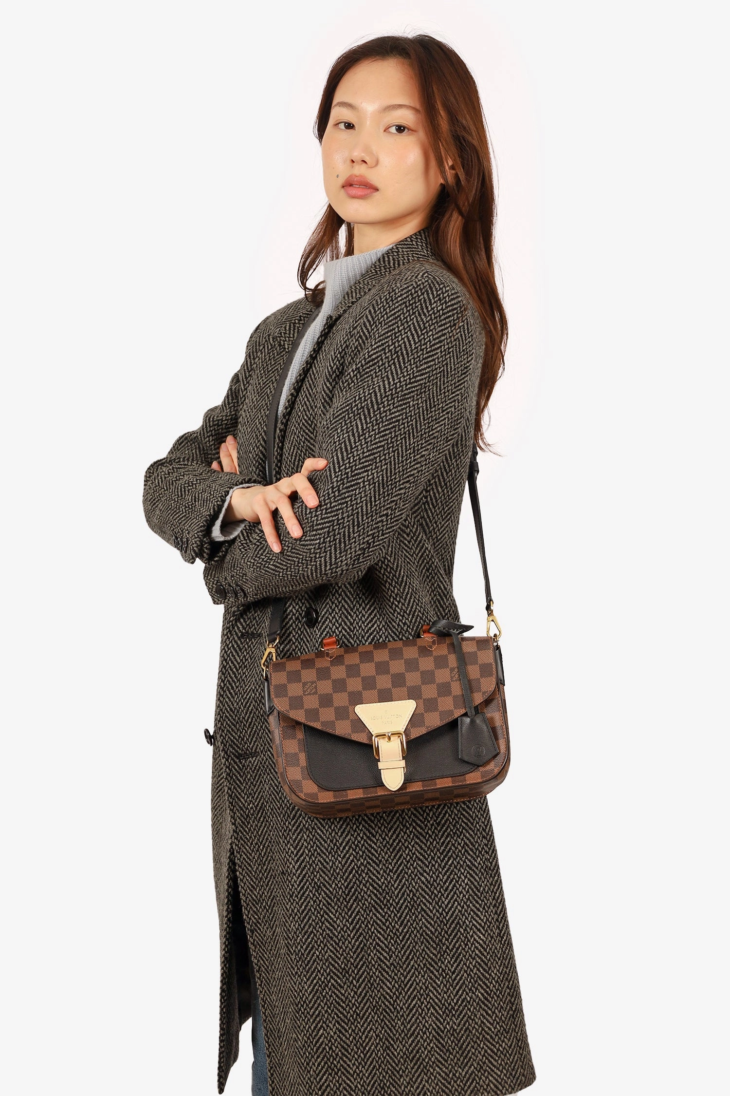 Louis Vuitton Damier Beaumarchais Bag with Strap