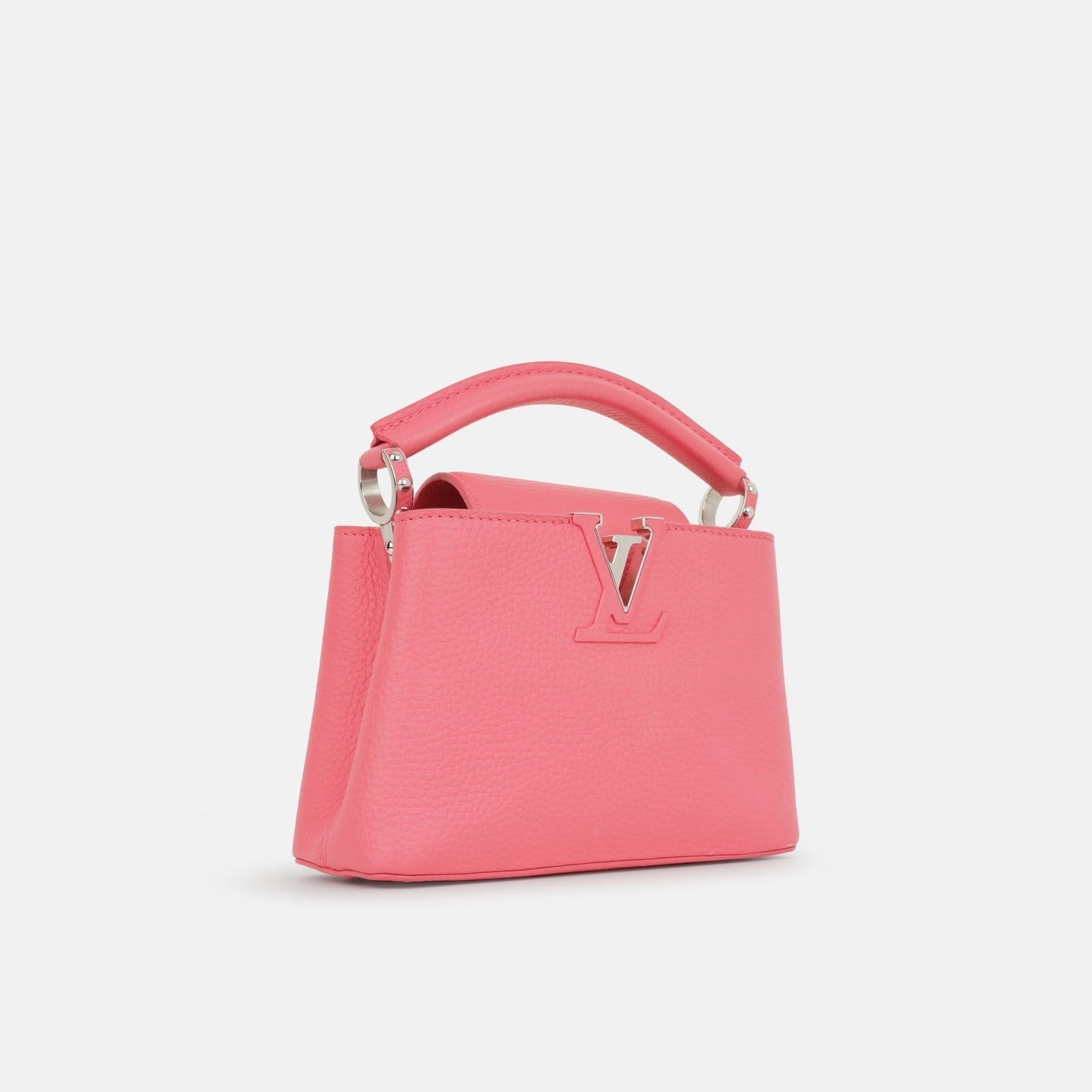 Louis Vuitton Louis Vuitton - Mini Capucines Bag - Dragonfruit Taurillon Leather SHW - Pre-loved