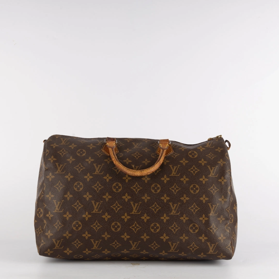Louis Vuitton Monogram Canvas Speedy 40 Bag