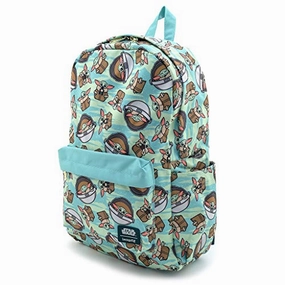 Loungefly Star Wars Baby Yoda Toss Pattern The Mandalorian Backpack