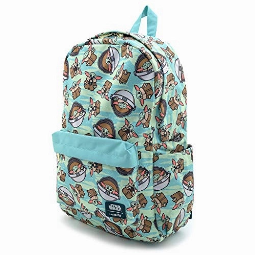 Loungefly Star Wars Baby Yoda Toss Pattern The Mandalorian Backpack