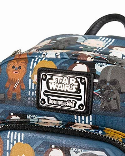 Loungefly Star Wars Chibi Death Star Battle Station Lineup Mini Backpack