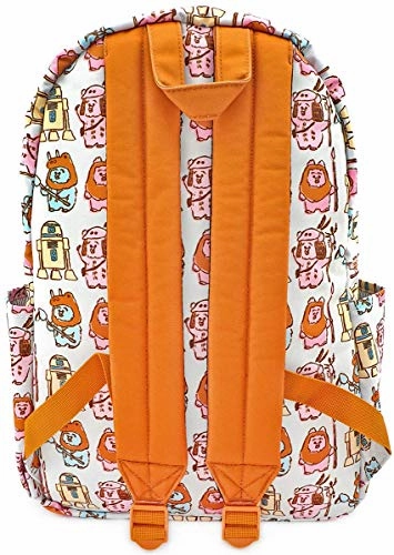 Loungefly Star Wars Pastel Ewok AOP Nylon Backpack