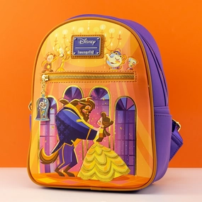 Loungefly x Disney Beauty and the Beast Ballroom Scene Mini Backpack