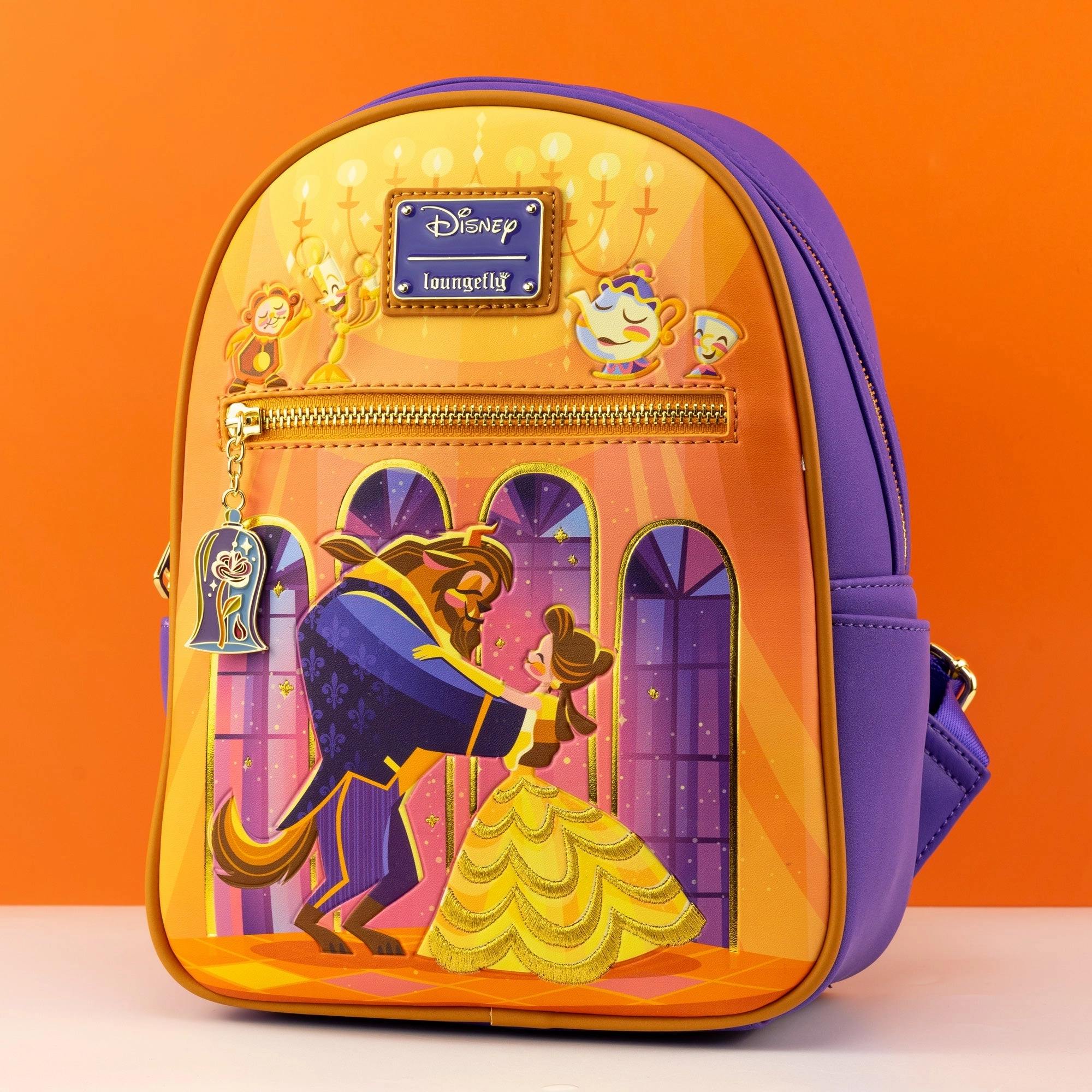 Loungefly x Disney Beauty and the Beast Ballroom Scene Mini Backpack