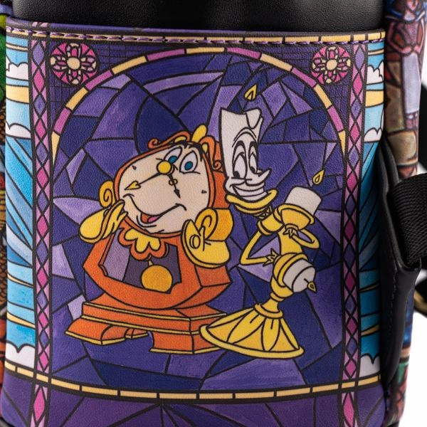 Loungefly x Disney Beauty and the Beast Belle Castle Mini Backpack