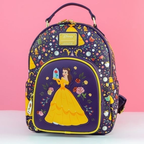 Loungefly x Disney Beauty and The Beast Belle Film Icons Mini Backpack
