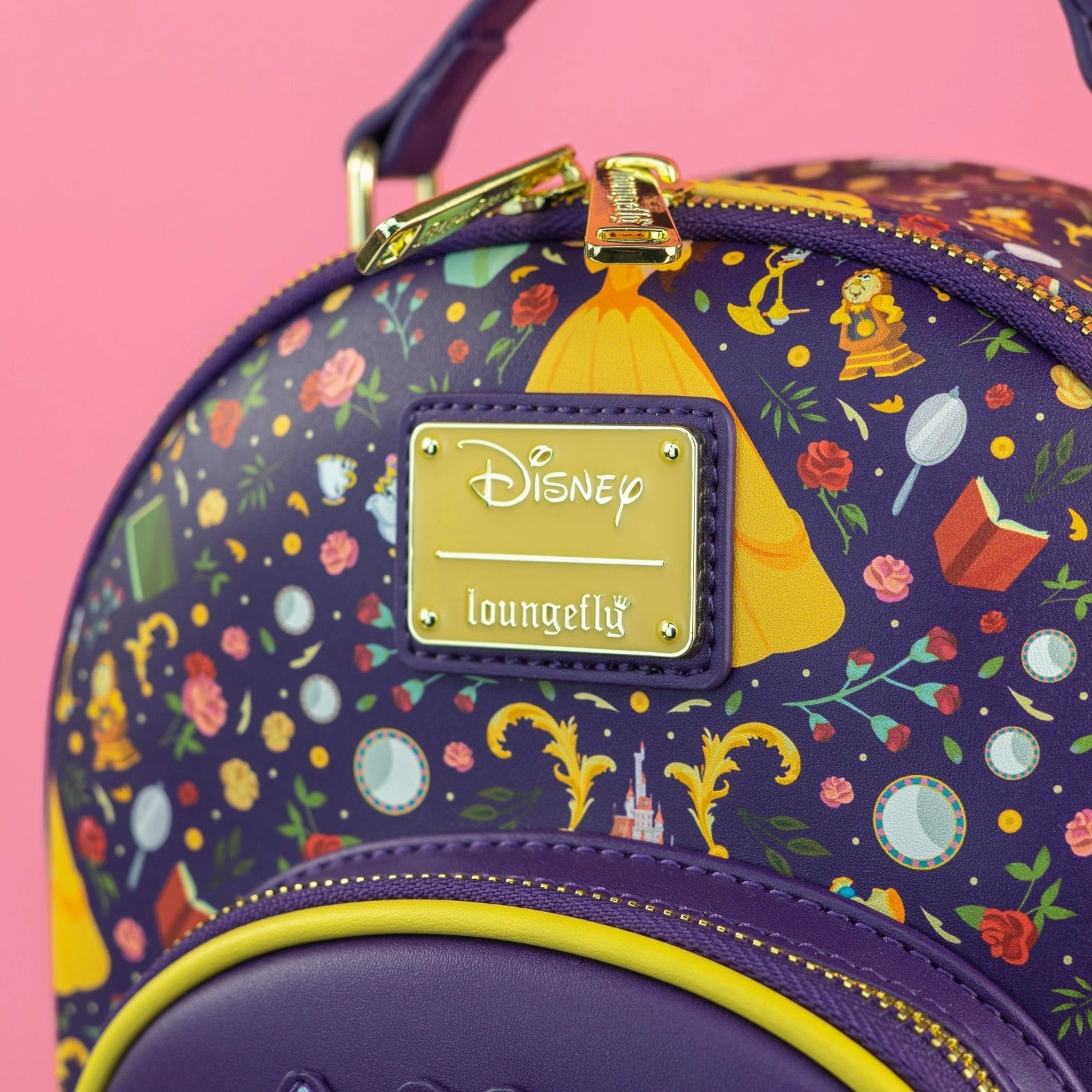 Loungefly x Disney Beauty and The Beast Belle Film Icons Mini Backpack