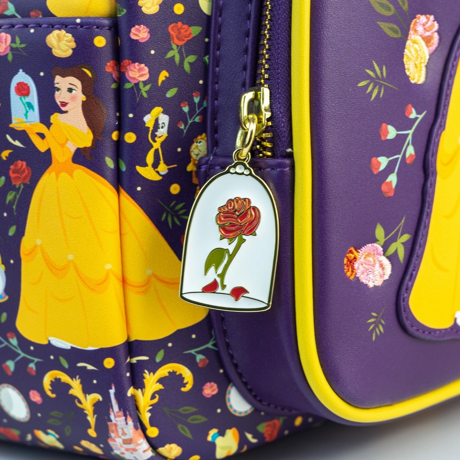 Loungefly x Disney Beauty and The Beast Belle Film Icons Mini Backpack
