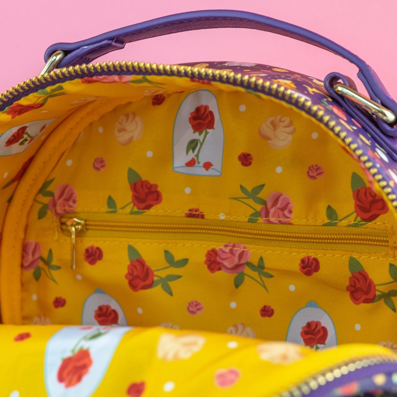 Loungefly x Disney Beauty and The Beast Belle Film Icons Mini Backpack