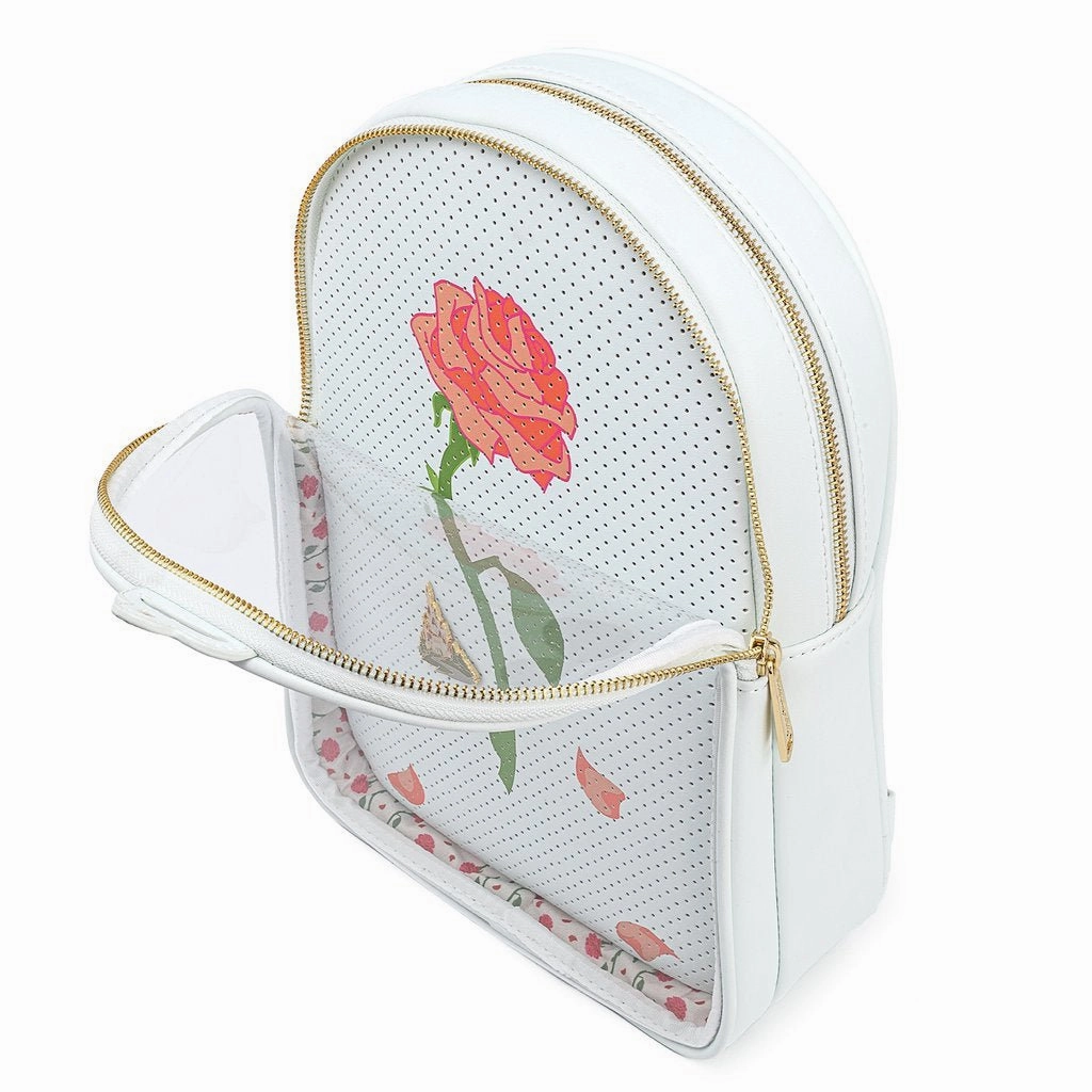 Loungefly x Disney Beauty and the Beast Pin Trader Backpack