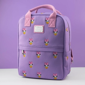 Loungefly x Disney Daisy Duck AOP Canvas Backpack
