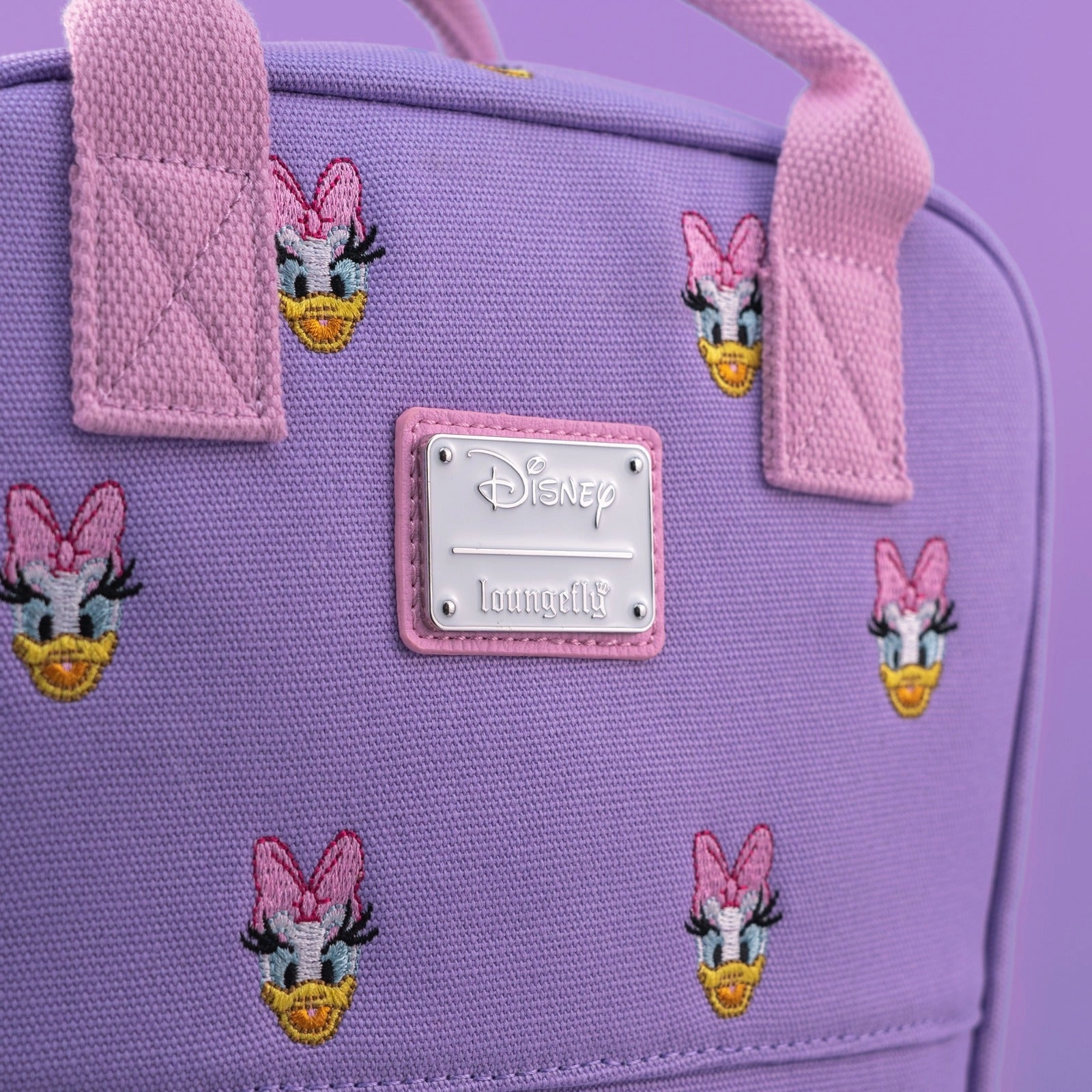 Loungefly x Disney Daisy Duck AOP Canvas Backpack