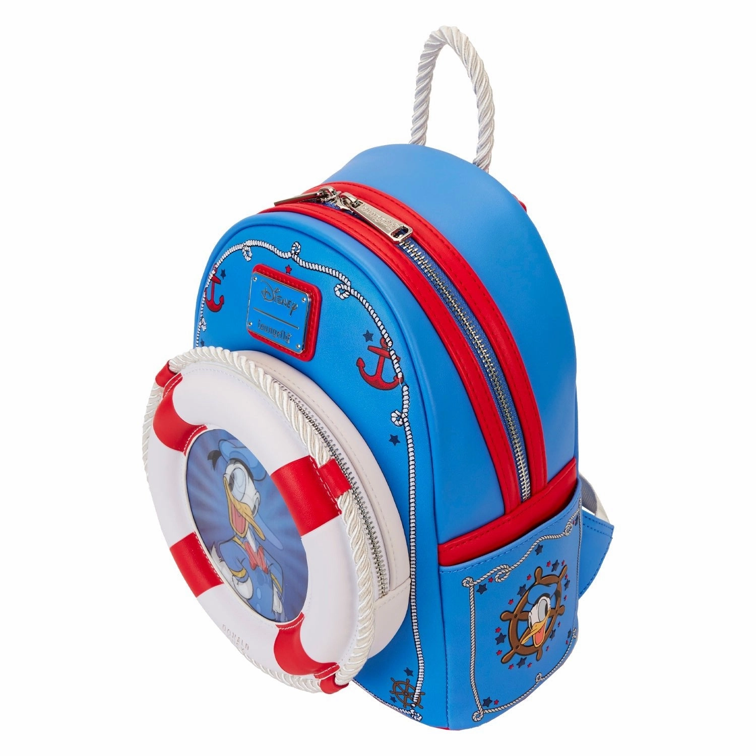 Loungefly x Disney Donald Duck 90th Anniversary Mini Backpack