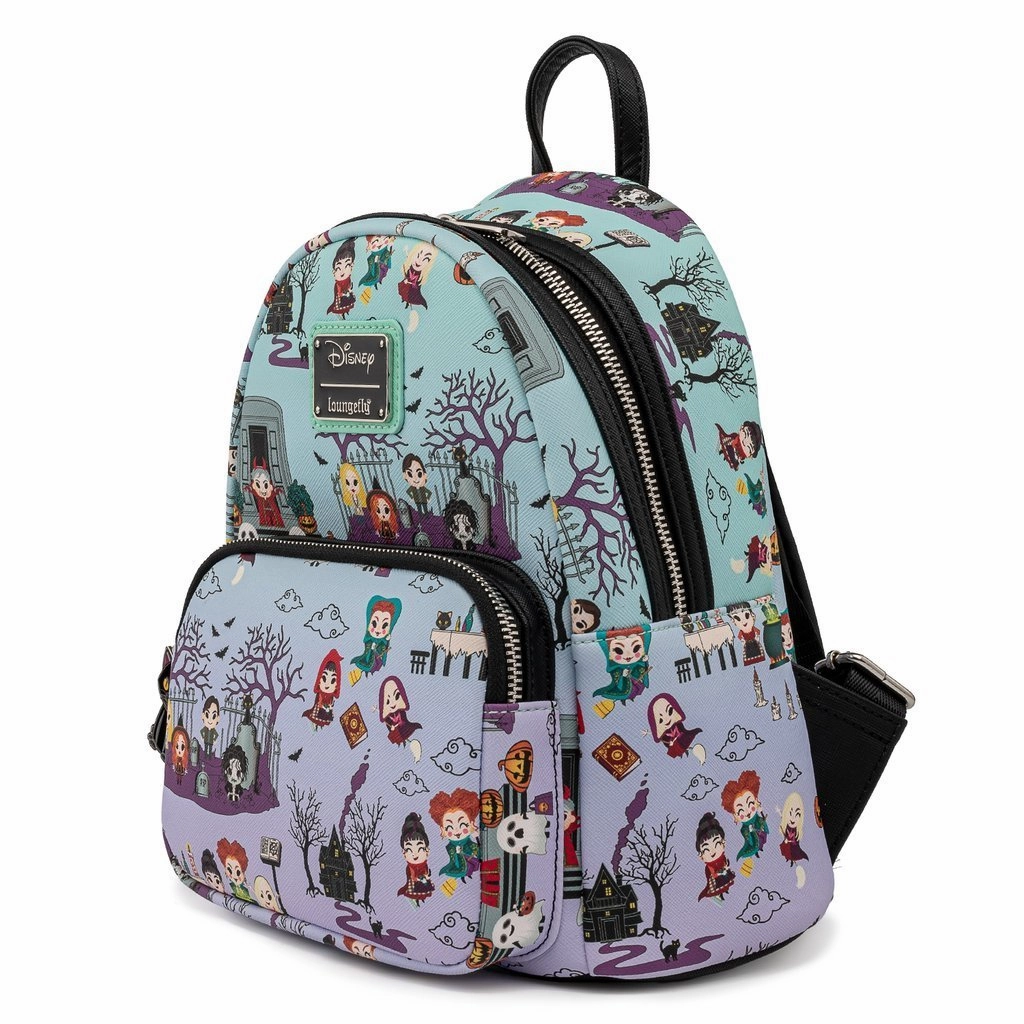 Loungefly x Disney Hocus Pocus All Over Print Mini Backpack