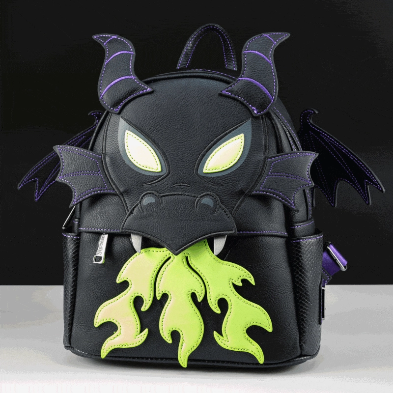 Loungefly x Disney Maleficent Dragon Breathing Fire Mini Backpack