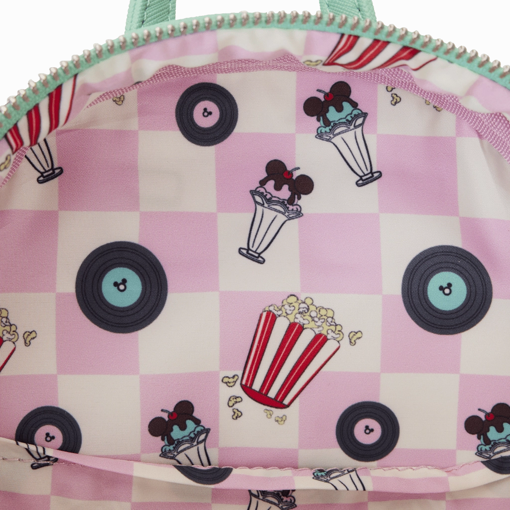 Loungefly X Disney Mickey And Minnie Date Night Drive-In Mini Backpack