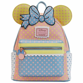 Loungefly x Disney Minnie Mouse Pastel Polka Dot Mini Backpack