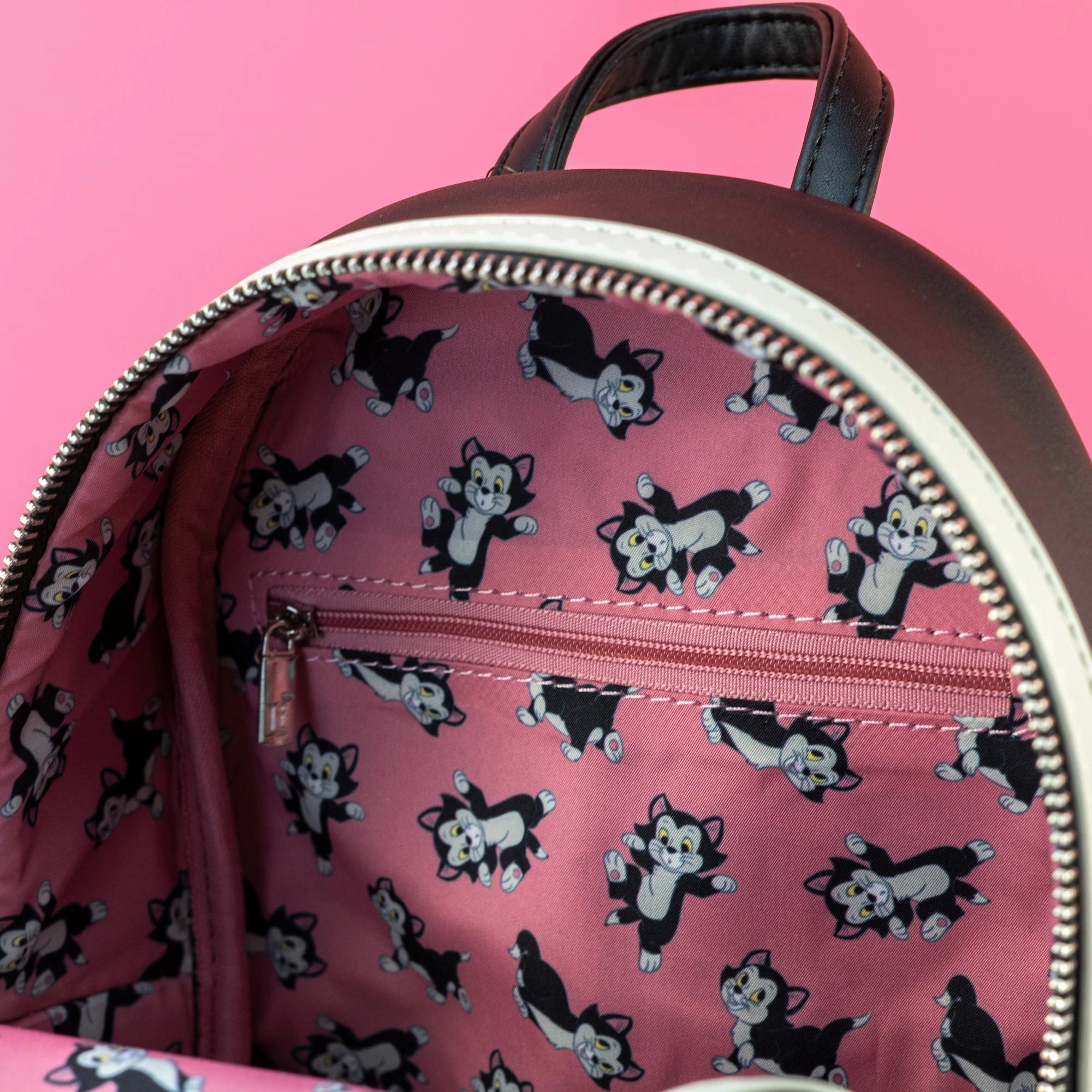 Loungefly x Disney Pinocchio Figaro with Cleo Fish Bowl Mini Backpack