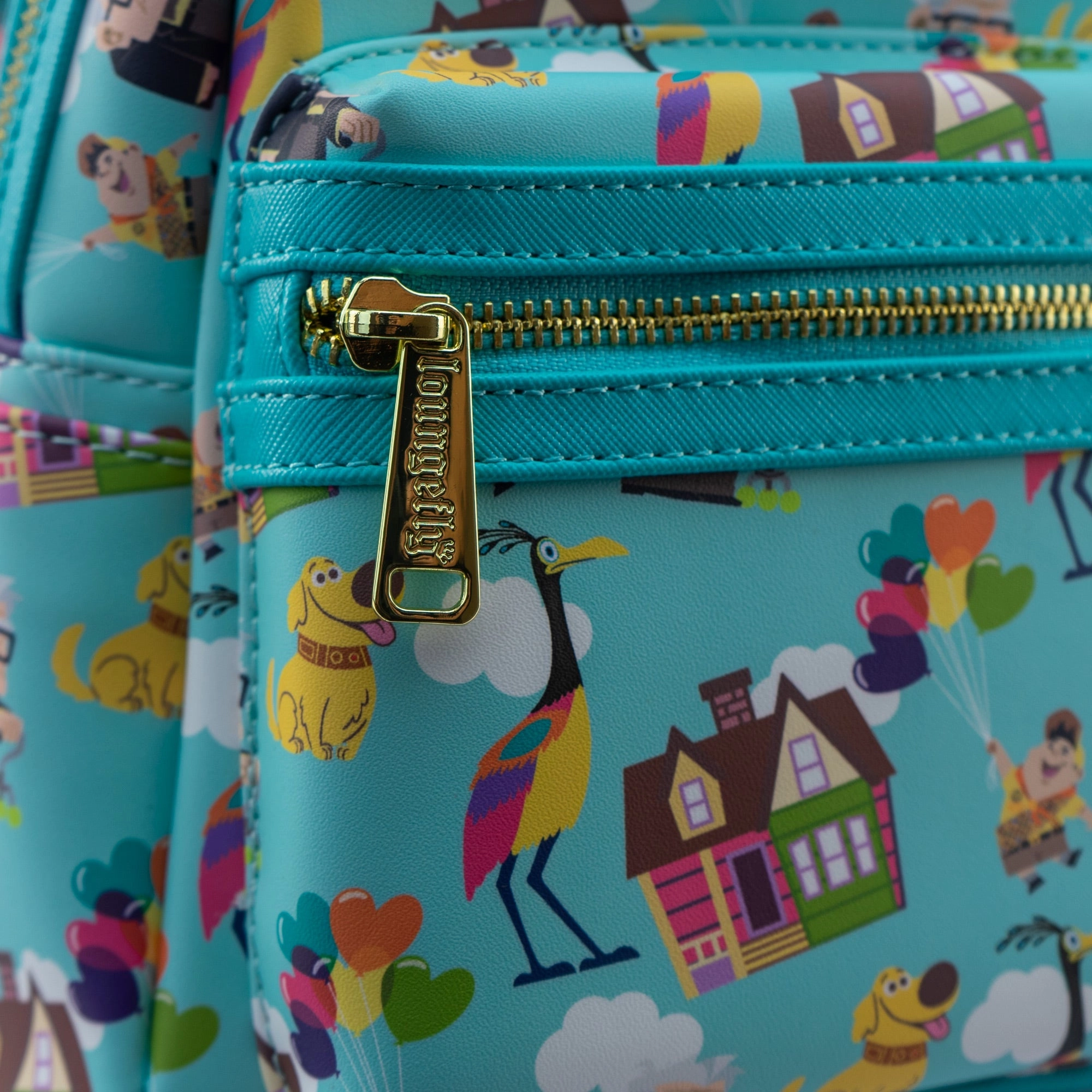 Loungefly x Disney Pixar Up Characters AOP Mini Backpack