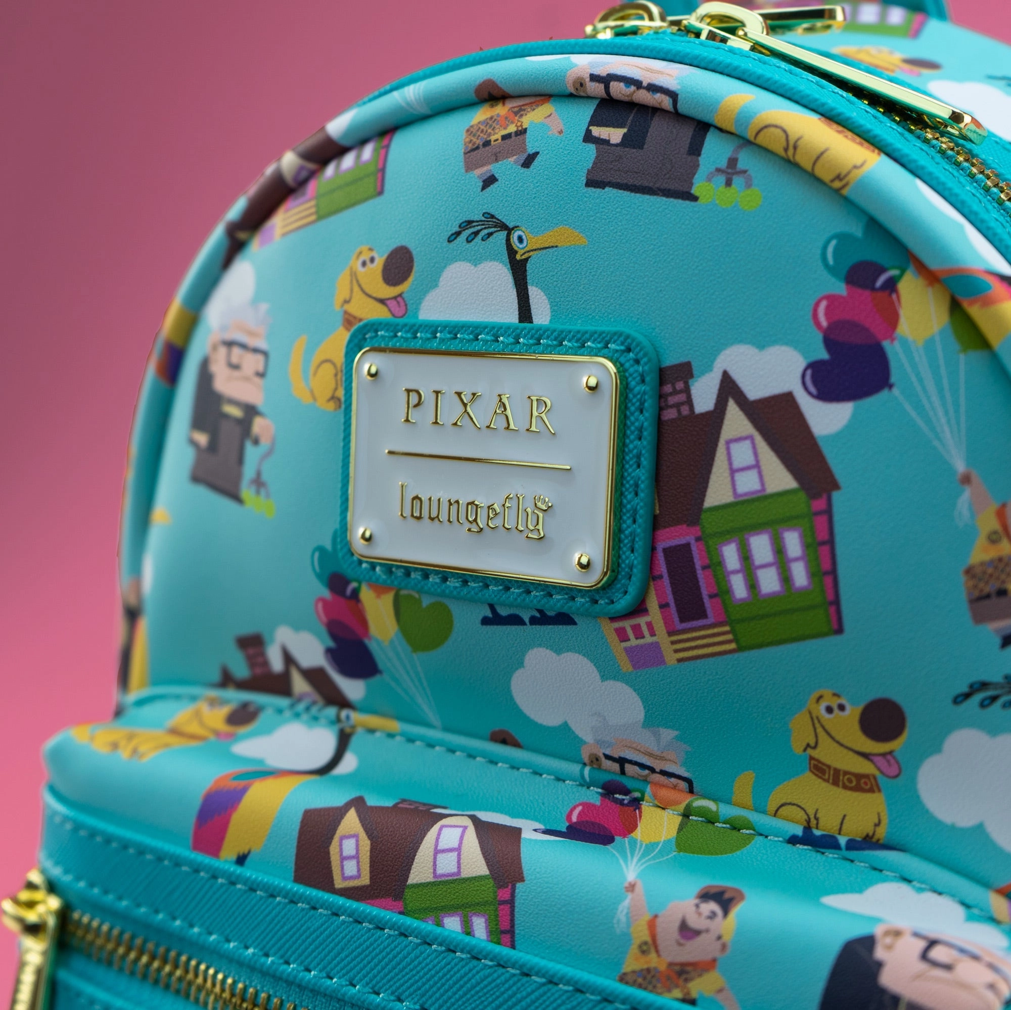 Loungefly x Disney Pixar Up Characters AOP Mini Backpack