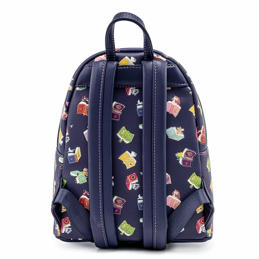 Loungefly x Disney Princess Books All Over Print Mini Backpack