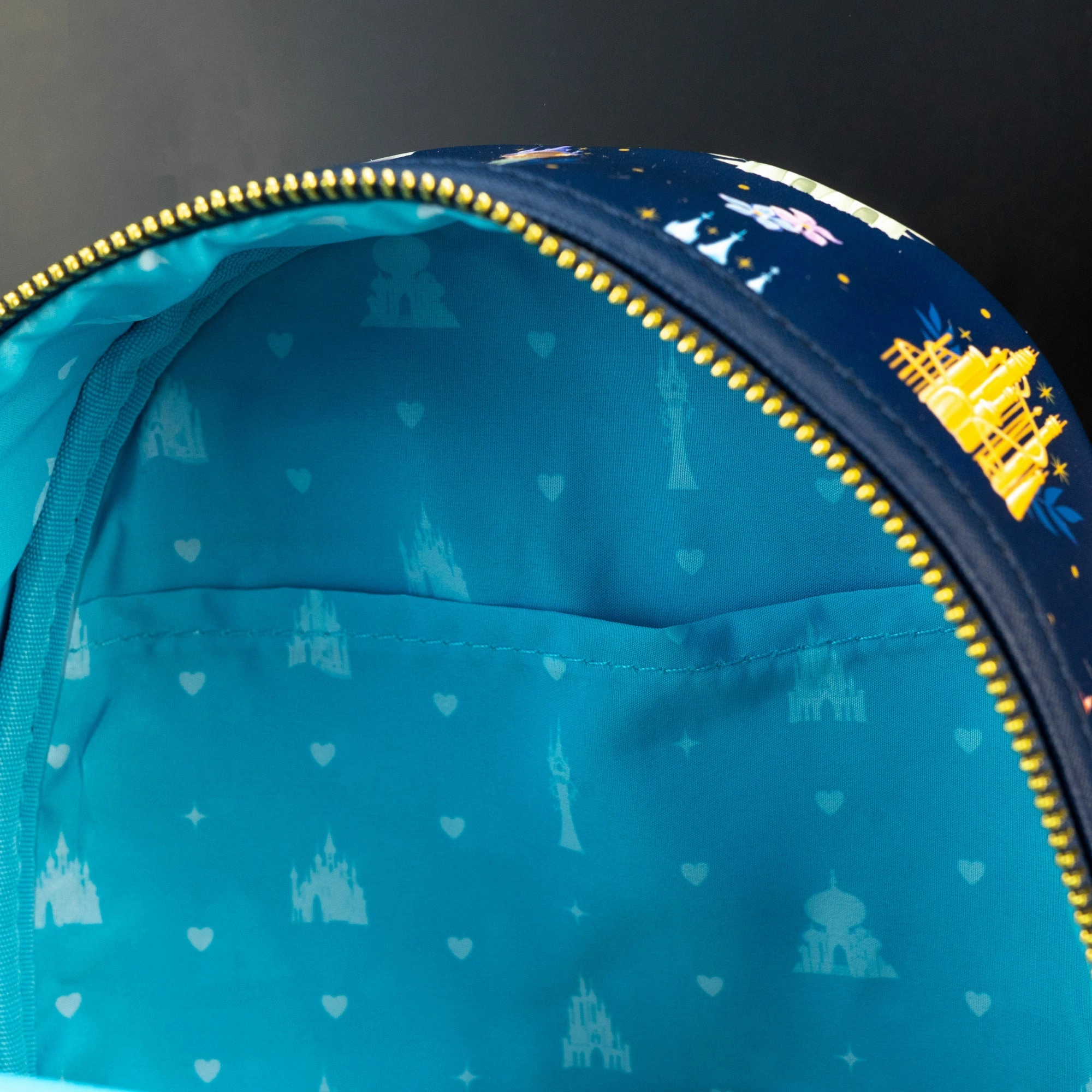 Loungefly x Disney Princess Castles Print Mini Backpack