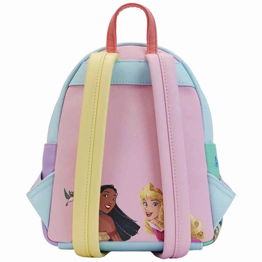 Loungefly x Disney Princess Collage Triple Pocket Mini Backpack