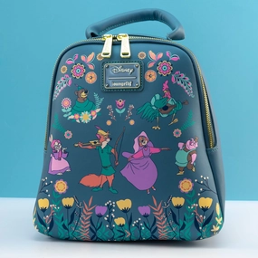 Loungefly x Disney Robin Hood Floral Mini Backpack