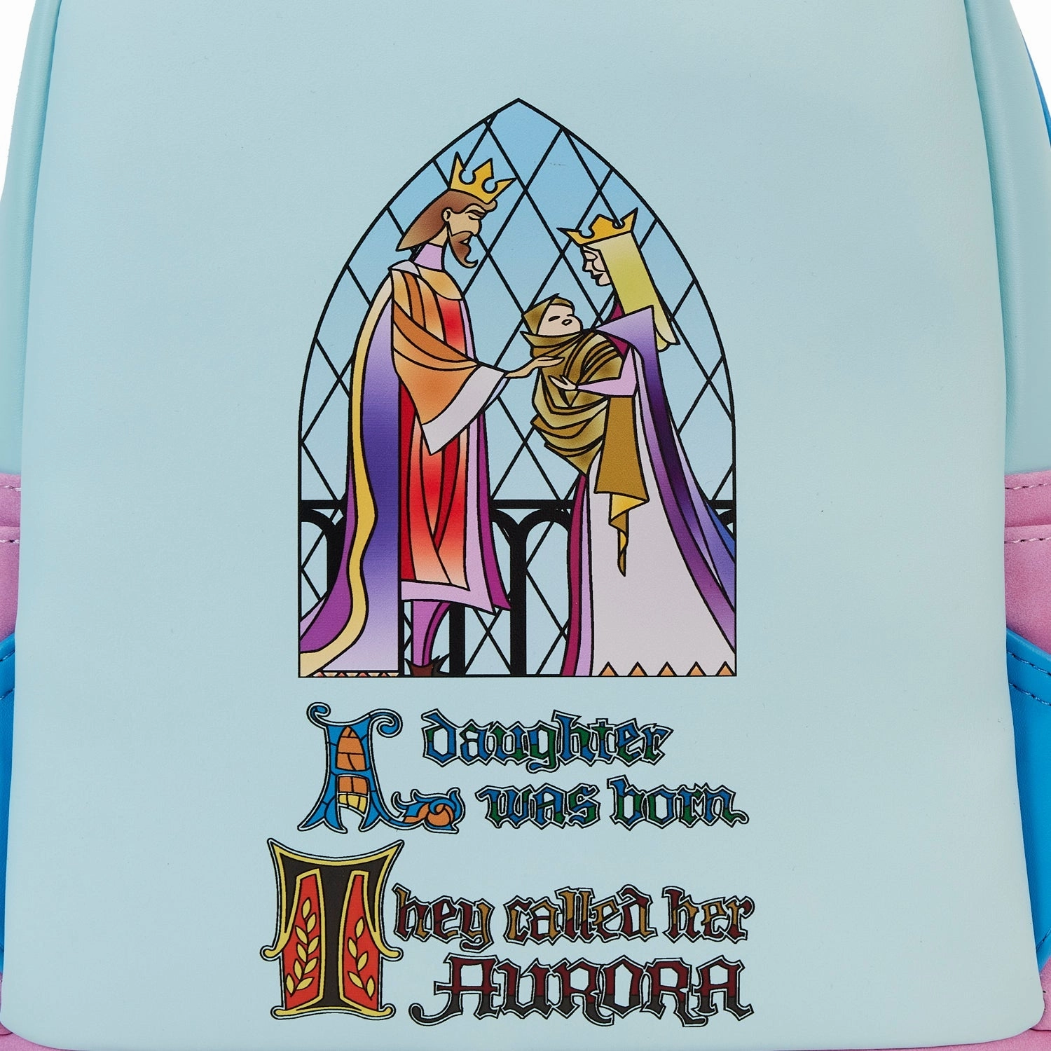 Loungefly x Disney Sleeping Beauty Stained Glass Castle Mini Backpack