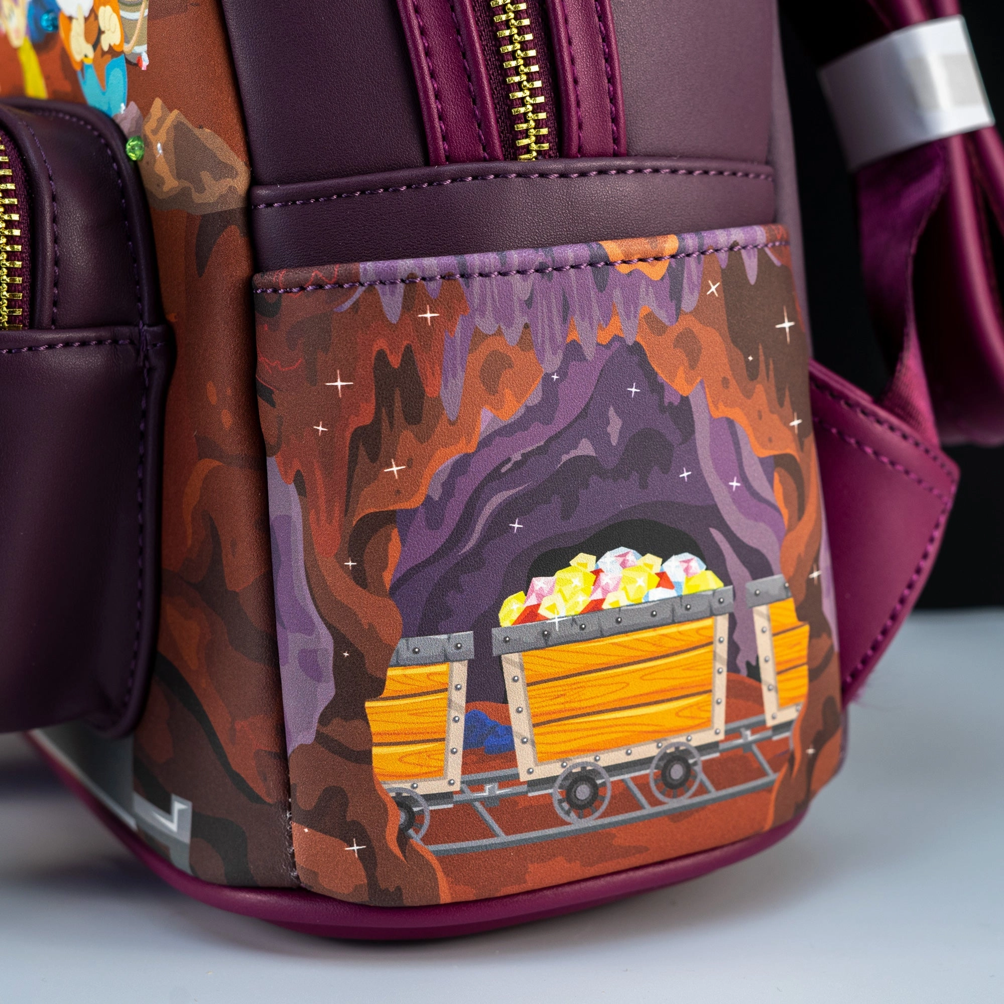 Loungefly x Disney Snow White Seven Dwarfs Mine Cart Mini Backpack