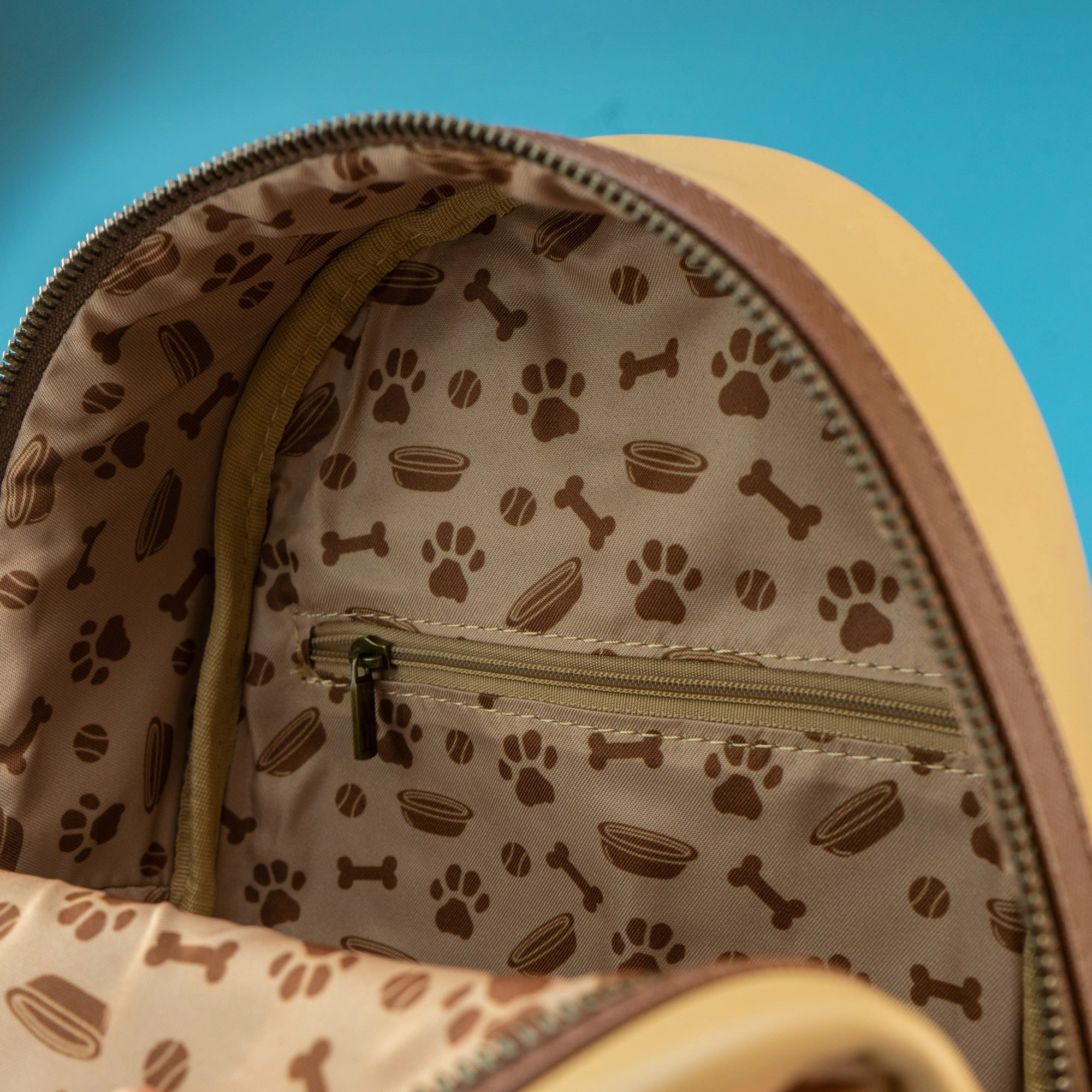 Loungefly x Disney the Dogs of Disney Corduroy Pocket Mini Backpack