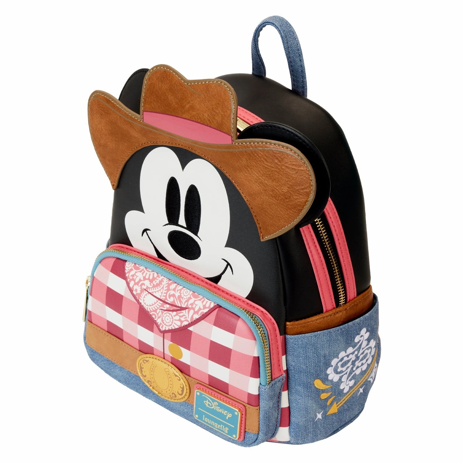 Loungefly x Disney Western Mickey Mouse Cosplay Mini Backpack