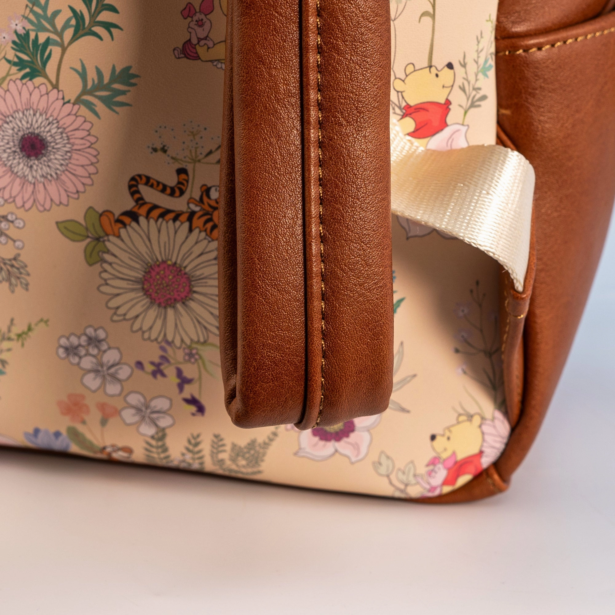 Loungefly x Disney Winnie the Pooh Floral Print Flap Pocket Mini Backpack