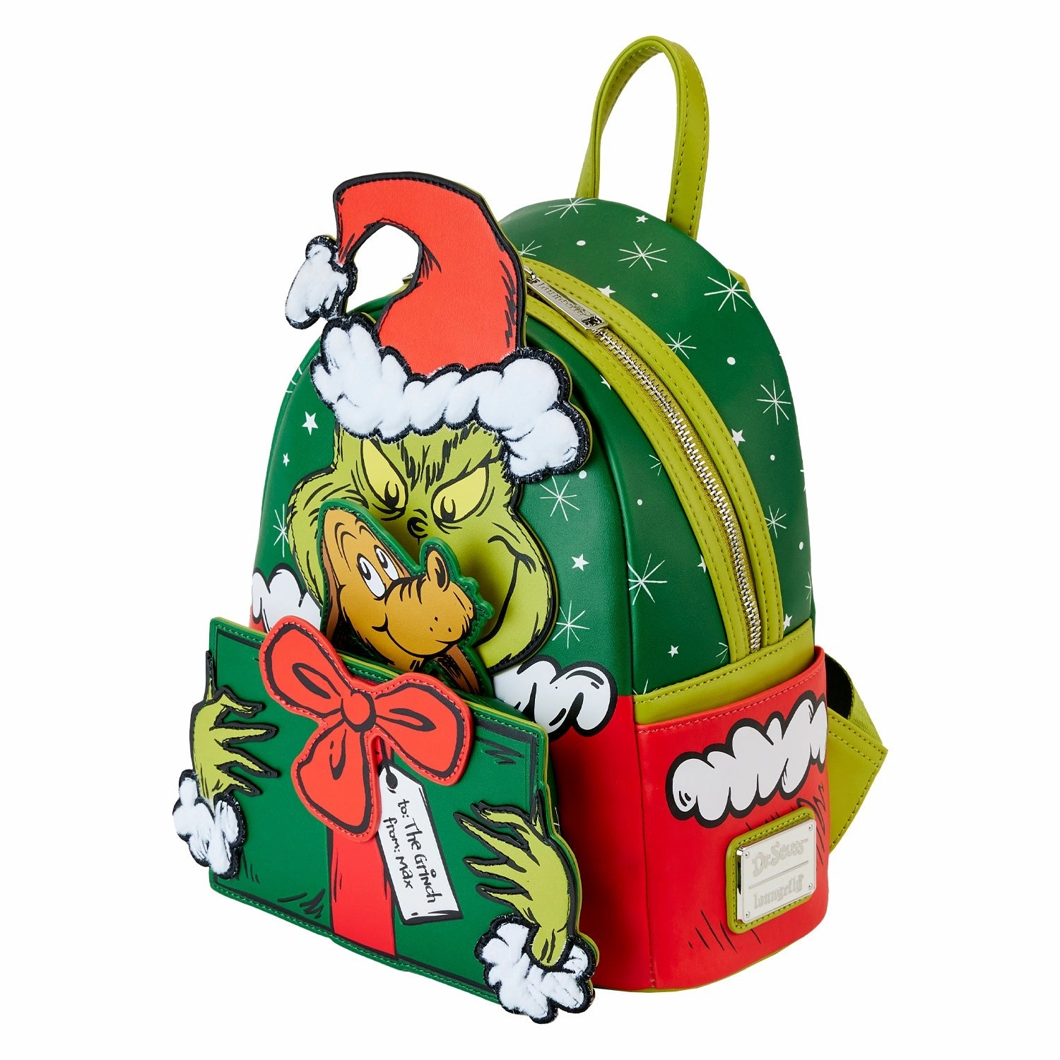 Loungefly x Dr Seuss Santa Grinch Cosplay Mini Backpack