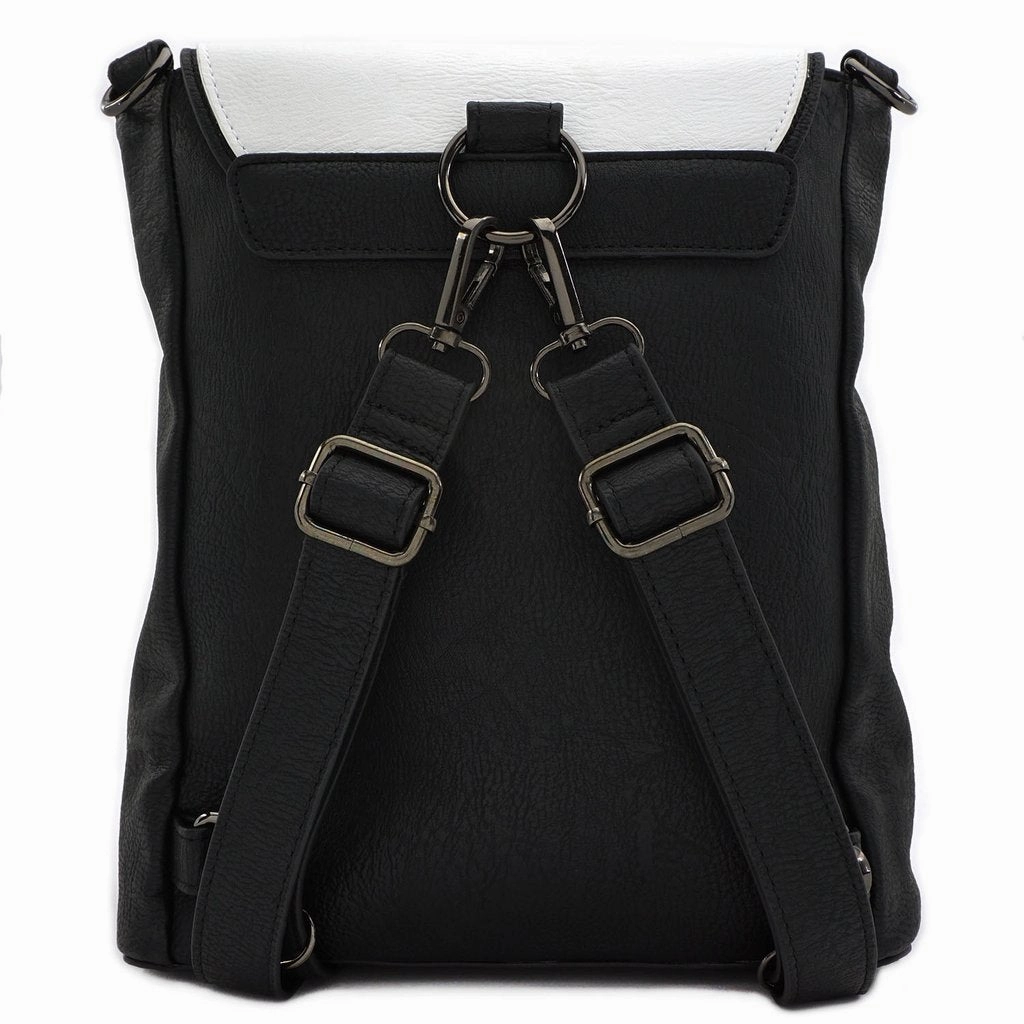 Loungefly x Marvel Punisher Skull Convertible Mini Backpack